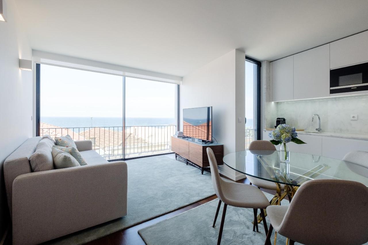 Boutique Rentals- Bliss By The Sea Apt- Ocean Views In Foz Beach 포르투 외부 사진